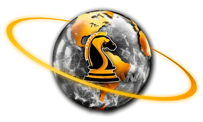 The Real World Portal logo with an orange gradient holo around it